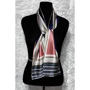 Women's Satin Scarf Pink Blue Neck Wrap‎ Silky Soft Dainty Christmas Gift